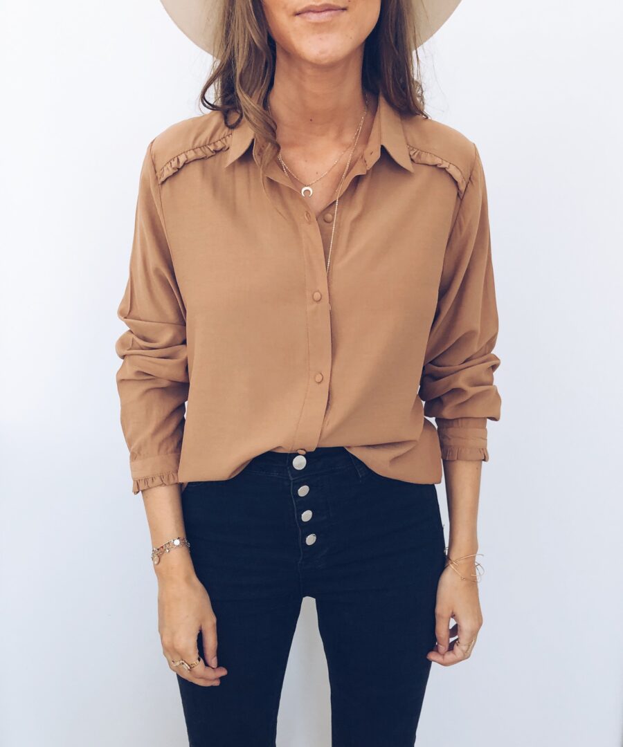 Tyriza Camel Shirt - Image 4