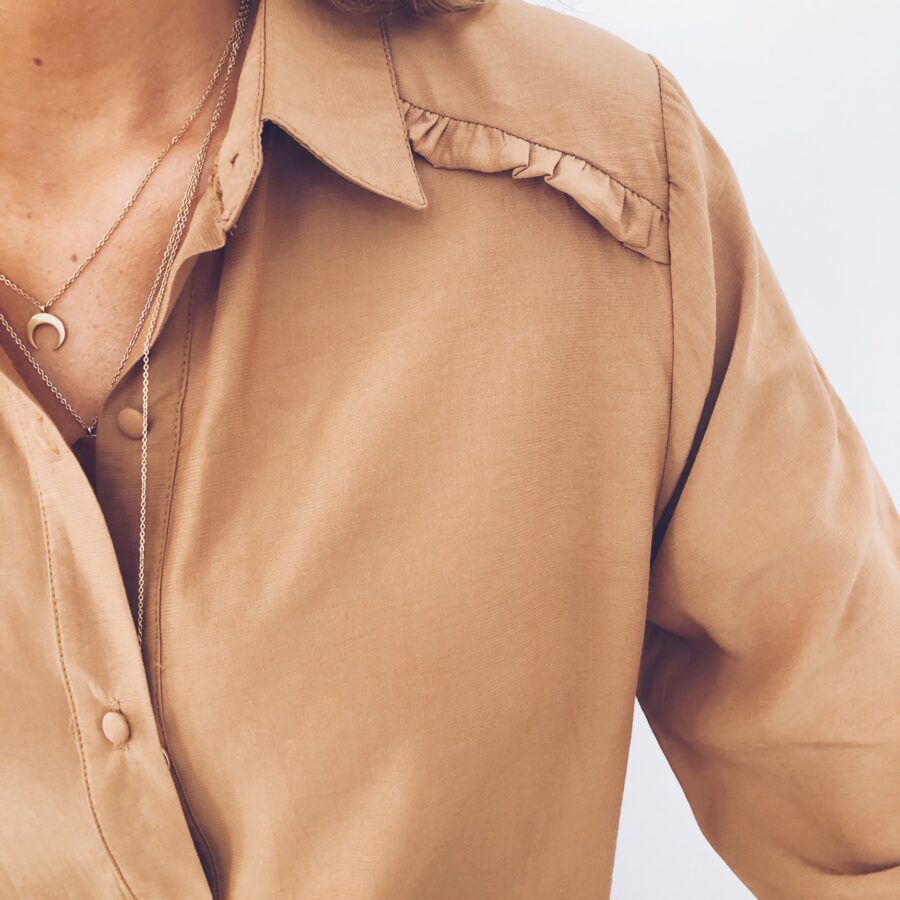 Tyriza Camel Shirt - Image 7