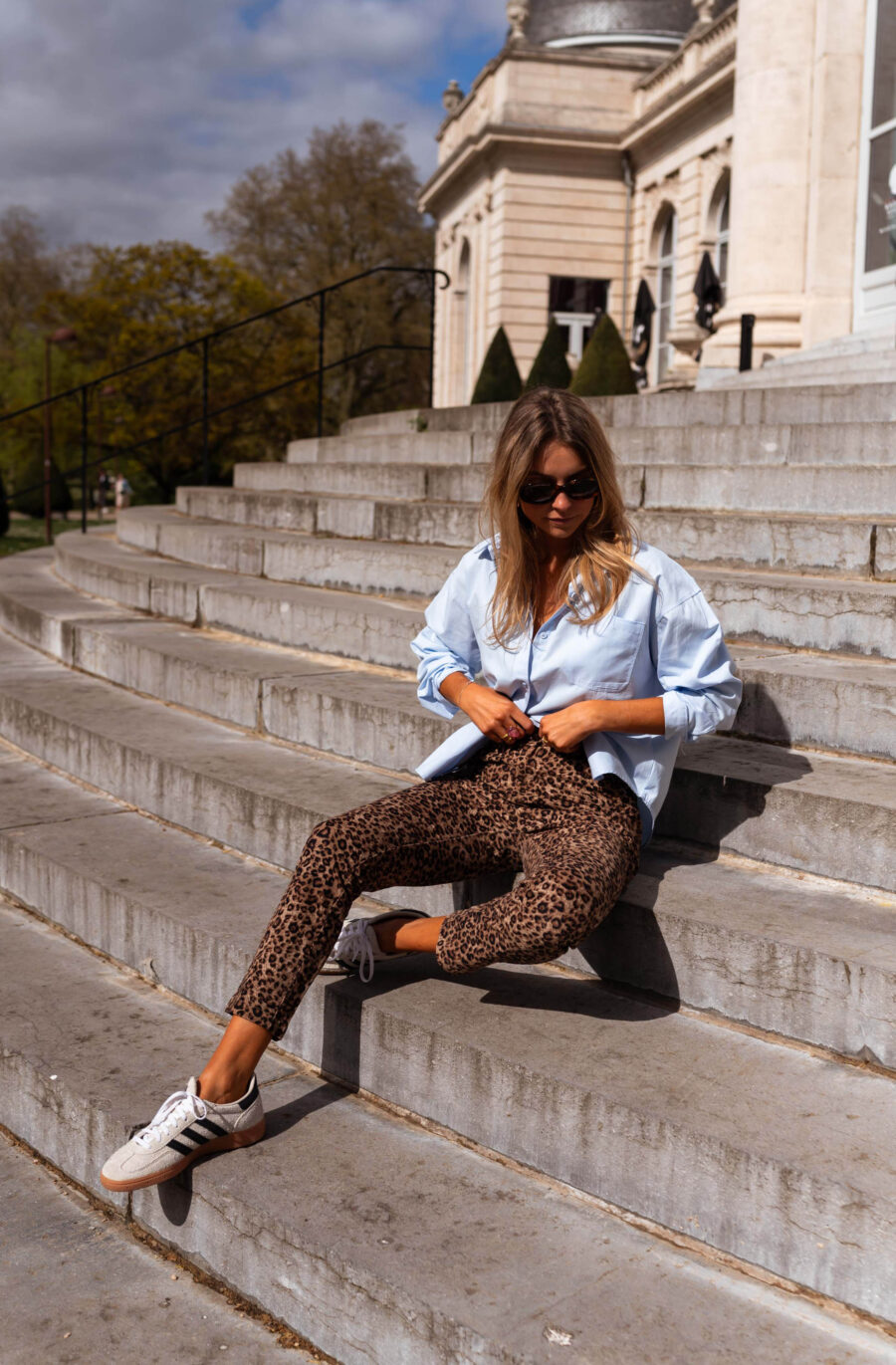 Tyriza Leopard Print Jeans - Image 12